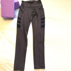 Brown high waisted leggings